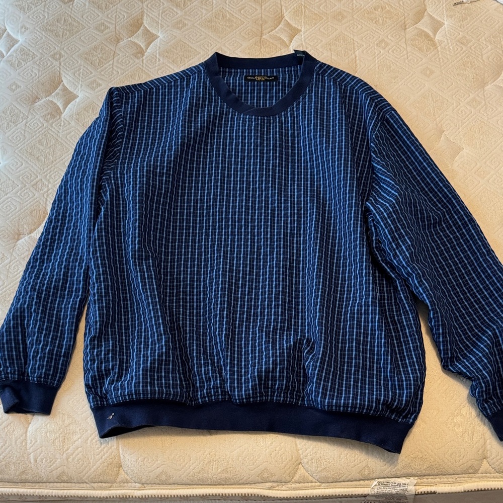 Classic Navy Striped Crewneck Sweater